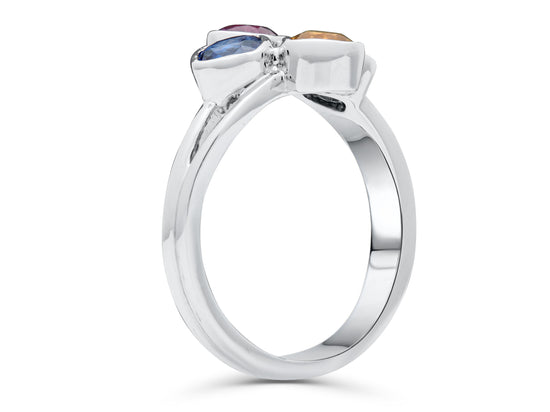 Sapphire 4 Color Ring