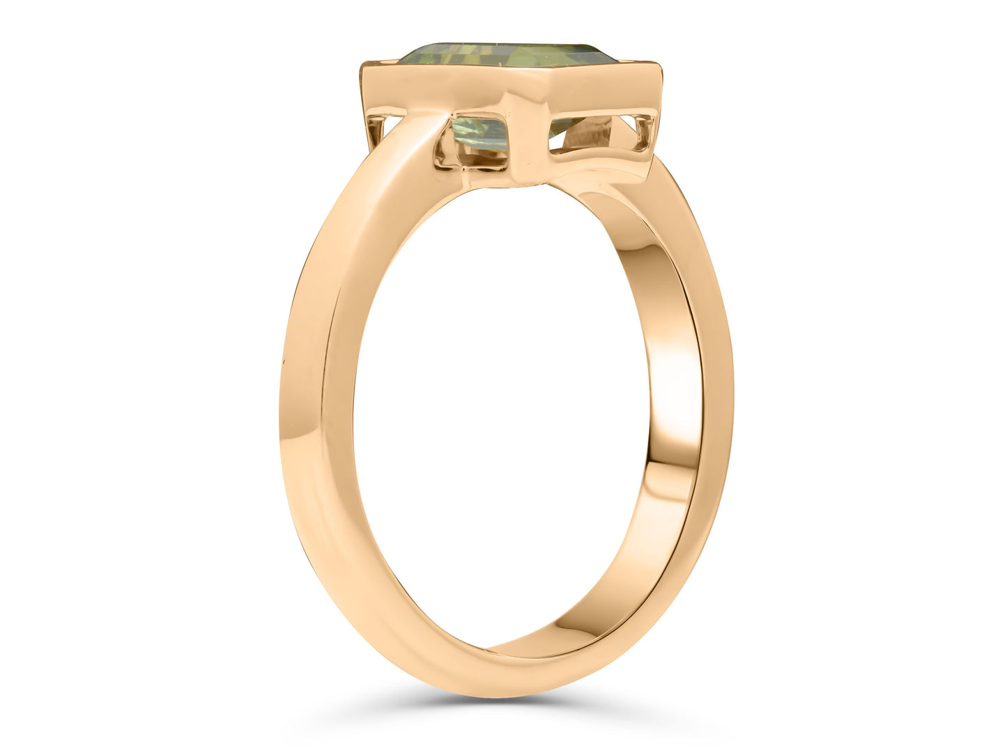 Tourmaline Emerald Cut Royal Ring