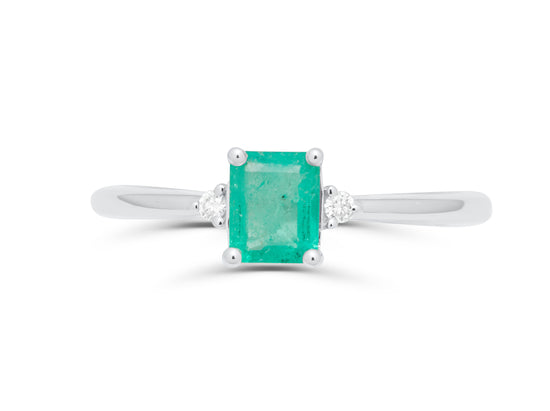 Emerald Petite Princess Ring 2.0