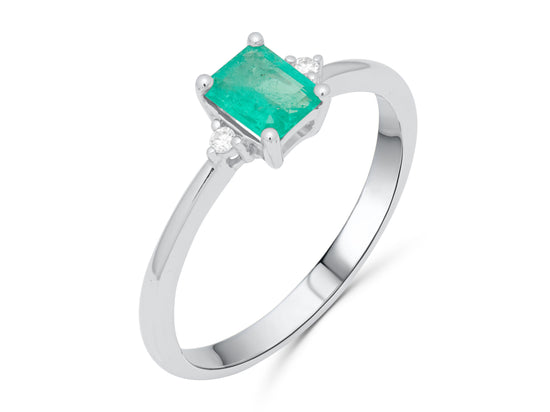 Emerald Petite Princess Ring 2.0