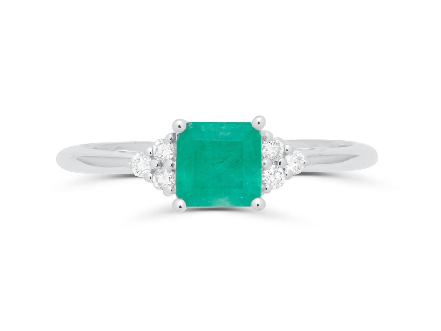 Emerald Petite Princess Ring 3.0